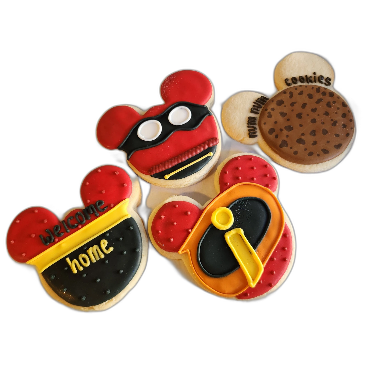 Super Family Decorated Sugar Cookies