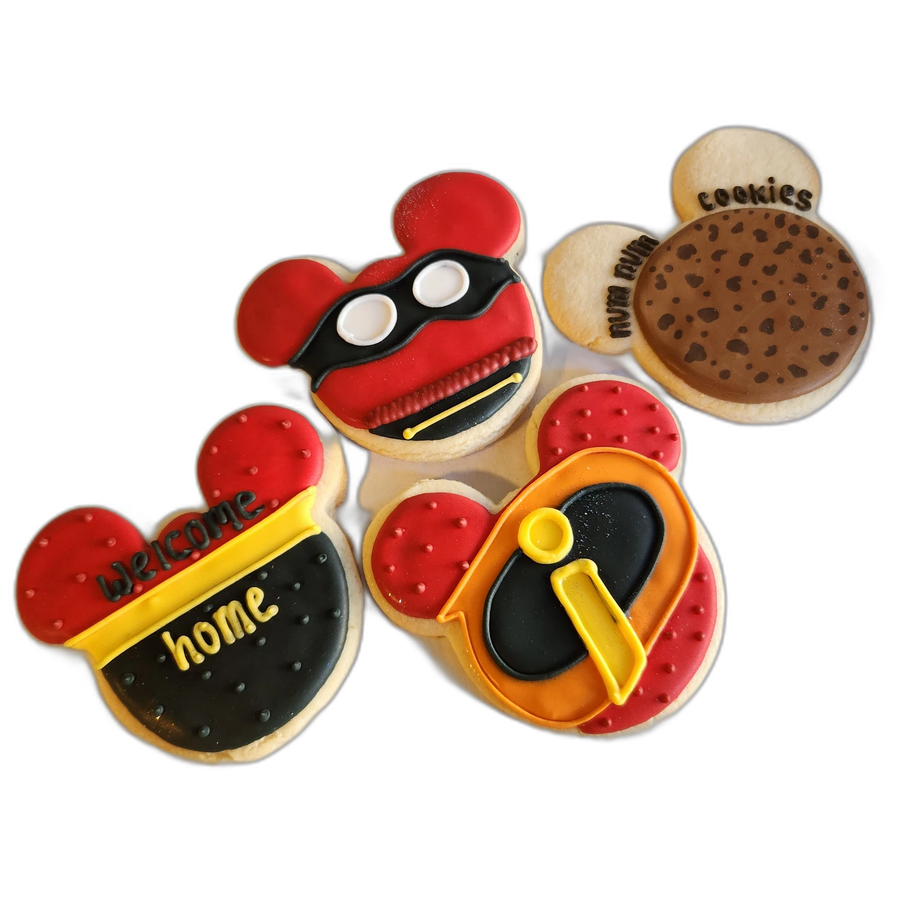 Super Family Decorated Sugar Cookies