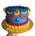 Decadent Frills Birthday Cake