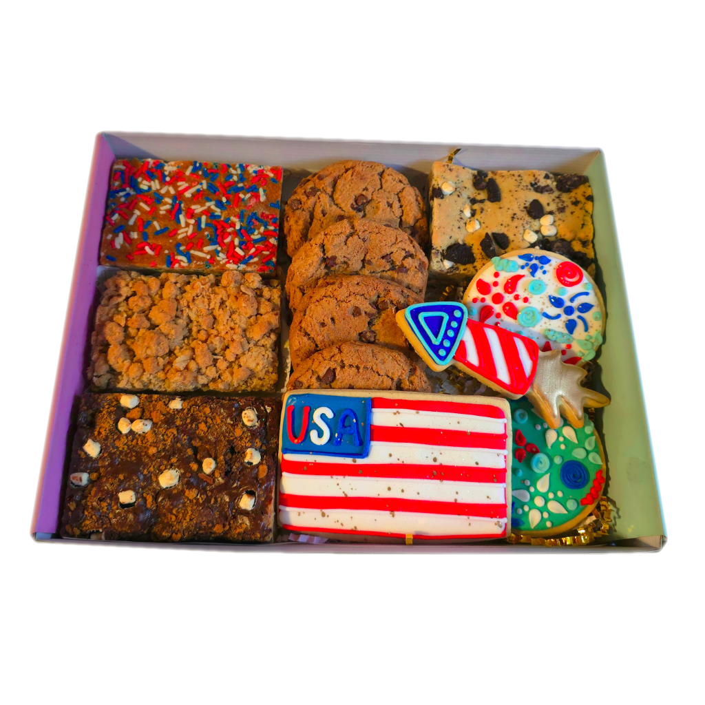 Red White & Boom Bakers Box